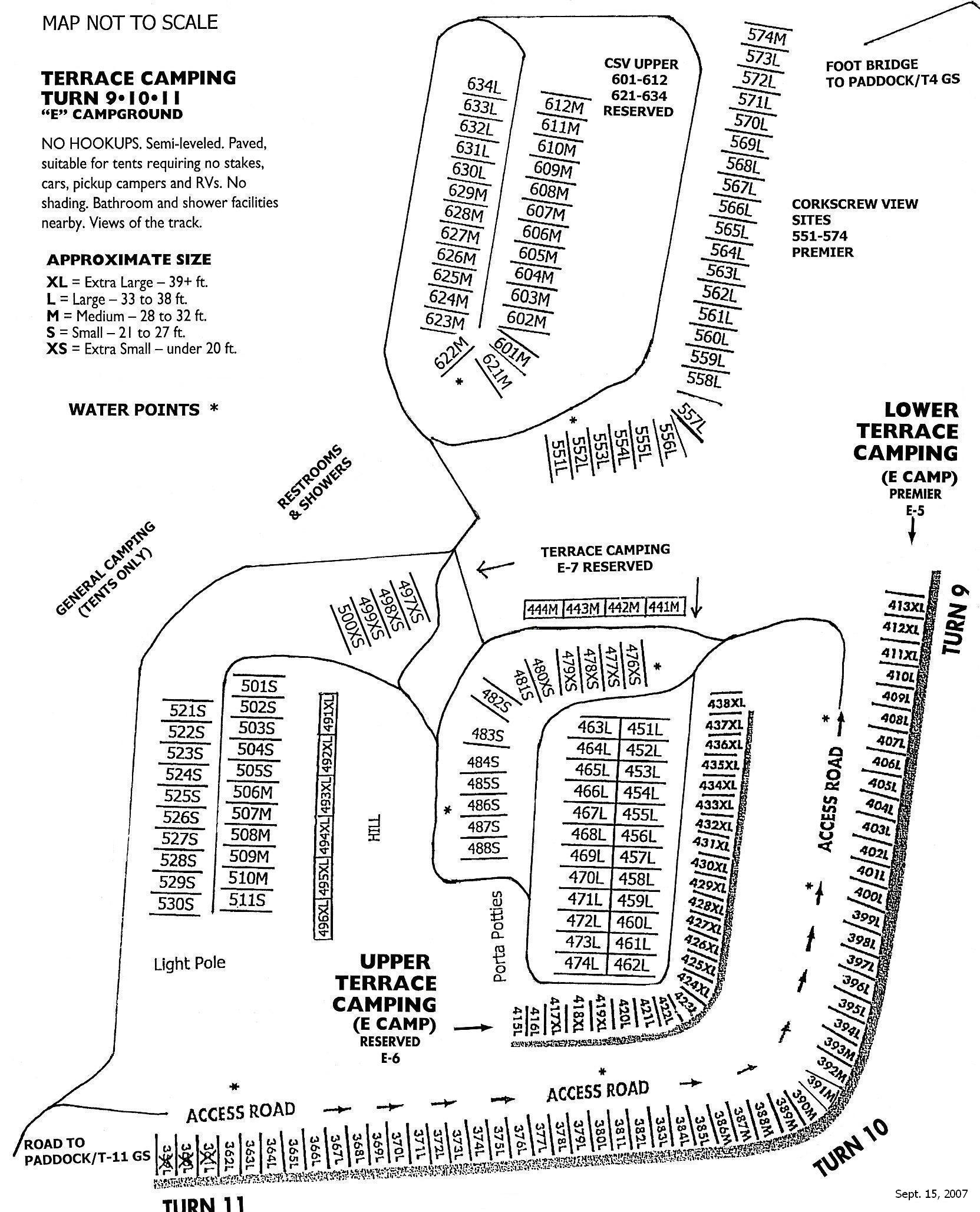 2008 Turn 11 Camping Map