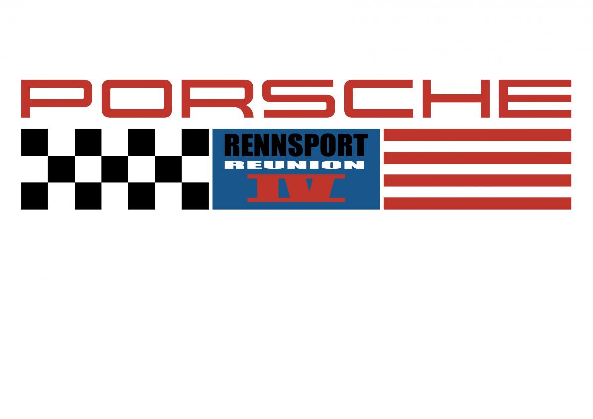 Vektor Datei Rennsport Reunion Logo Mit Porsche Rot